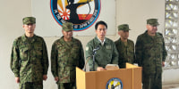 Japan Defense Minister Shinjiro Koizumi Visits Yonaguni