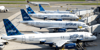 JetBlue Aircraft At LaGuardia Airport