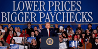 President Trump Touts Inflation Focus In Pennsylvania