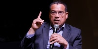 Keith Ellison on May 7, 2025, in Detroit, Mich.