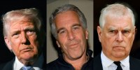 President Donald Trump; Jeffrey Epstein; Then-Prince Andrew.