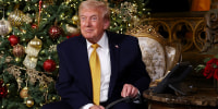 El presidente, Donald Trump, en Mar-a-lago, Florida, el 24 de diciembre de 2025.
