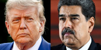 President Donald Trump; Venezuelan President Nicolas Maduro