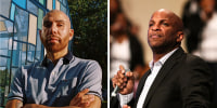 A split composite image of Giuseppe Corletto, left, and Donnie McClurkin.