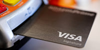 A Visa Inc. credit card