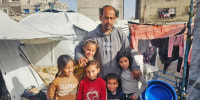 Samir Abu Daqa and his five children