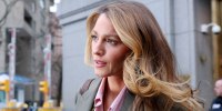 Actress Blake Lively leaves federal court following a court-ordered settlement conference in her civil lawsuit against actor and director Justin Baldoni related to the film "It Ends With Us," in New York on Thursday.