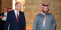 Prince William and Prince Mohammed bin Salman Al Saud.