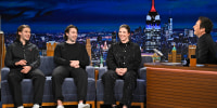 .S. hockey Olympic gold medalists Jack Hughes, Quinn Hughes and Hilary Knight talk Jimmy Fallon