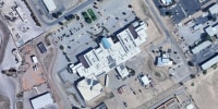 A satellite view of the Dana Ana County Detention Center in Las Cruces, N.M.
