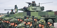 Taiwanese Military Exercise At Xinshe Facility