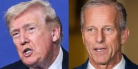 Trump and John Thune