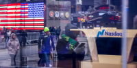 The Nasdaq MarketSite in New York.