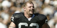 Oakland Raiders center Barret Robbins in 2002.