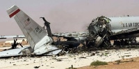 Photos showing damaged E-3 Sentry after Prince Sultan air base attack (circulated on March 29)