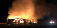 Image: A fire at the main offices of the Highlander Education and Research Center in New Market