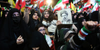 Iranians hold anti-U.S. and anti-Israeli protest in Tehran