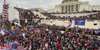 Trump supporters storm Capitol building in Washington DC.