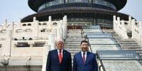 U.S. President Trump Meets With China's President Xi And Attends State Banquet