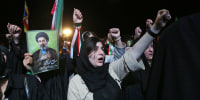 Thousands gather in Tehran to protest US and Israeli attacks