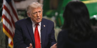 "Meet the Press" Host Kristen Welker interviews President Donald Trump on June 5, 2026 at Custer Farms in Chippewa Falls, Wisc.