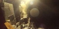 USS Michael Murphy (DDG 112) launches Tomahawk cruise missiles from an unknown location