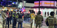 Image: Emergency services at the scene of the incident