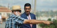 Rep. Ro Khanna, D-Calif., speaks with a Palestinian resident of Turmus Ayya, near Ramallah in the West Bank on July 9, 2026. 