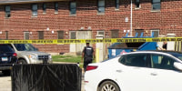 Scene of a shooting in East St. Louis today. Five family members were killed in a shooting.