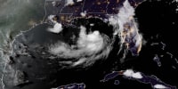 a tropical depression in the Gulf of Mexico, Monday, July 20, 2026. 