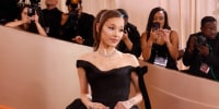 Image: Ariana Grande attends the 83rd annual Golden Globe Awards.