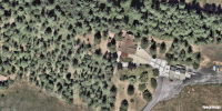 Comparing images before and after the Spokane wildfires in Washington. 