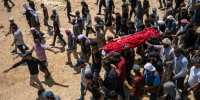 Funeral Held For Awdah Hathaleen, Palestinian Activist Killed By West Bank Settler