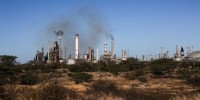 View of the Amuay refinery.