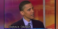 Barack Obama’s first interview on Meet the Press (2004)