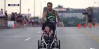 Good News: Dad breaks World Record for mile run while pushing stroller
