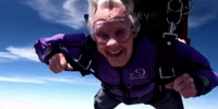 Skydiving grandma celebrates 100th birthday in the sky