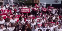 Netanyahu speech prompts walkout, protests