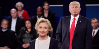 Image: Hillary Clinton and Donald Trump
