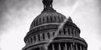 WASHINGTON, DC - DECEMBER 16: The dome of the U.S. Capitol is reflected in displaced stone on the east front plaza on December 16, 2019 in Washington, DC. Washington is preparing for the House of Representatives to hold the historic vote on the Articles of Impeachment of President Donald Trump later this week. If the vote passes in the House, President Trump will become only the third sitting U.S. President to be impeached in the 243 year history of the United States.
