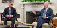 Image: President Biden Meets With Speaker McCarthy As Debt Ceiling Negotiations Continue