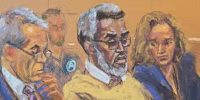 Courtroom sketch of Sean "Diddy" Combs