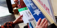 Mail in ballots.