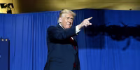 President Trump delivers remarks on the economy at Mount Airy Casino Resort in Mount Pocono, Penn. on Tuesday, Dec. 9.