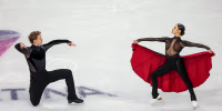 Madison Chock and Evan Bates.