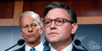 Mike Johnson and John Thune.