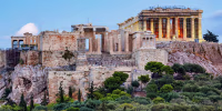 Image: The Athens Acropolis before the night