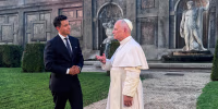 Tom Llamas and Pope.