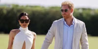 Britain's Prince Harry participates in the Royal Salute Polo Challenge, in Wellington