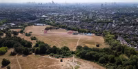 Some 71.3 percent of England is in drought, the UK government said Monday, after the nation experienced its driest July on record, with a fifth heatwave and scant rain forecast for the week ahead. 
